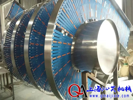 塑料鏈板螺旋輸送機 塑料鏈板螺旋輸送機