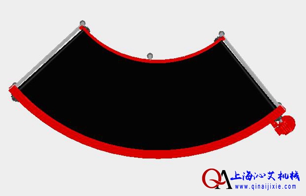 90度拐彎皮帶輸送機設(shè)計 90度拐彎皮帶輸送機設(shè)計